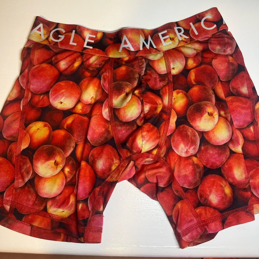 Never worn American Eagle peach boxers